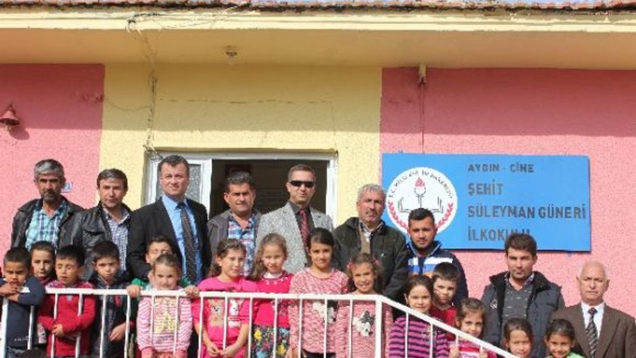 Şehit Süleyman Güneri İlkokulu yazılı tabela asıldı
