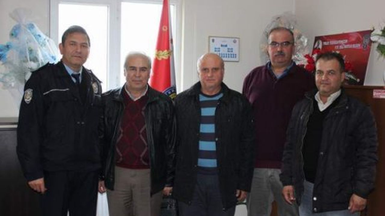 Çine Tahtacı Derneğinden Emniyete taziye ziyareti