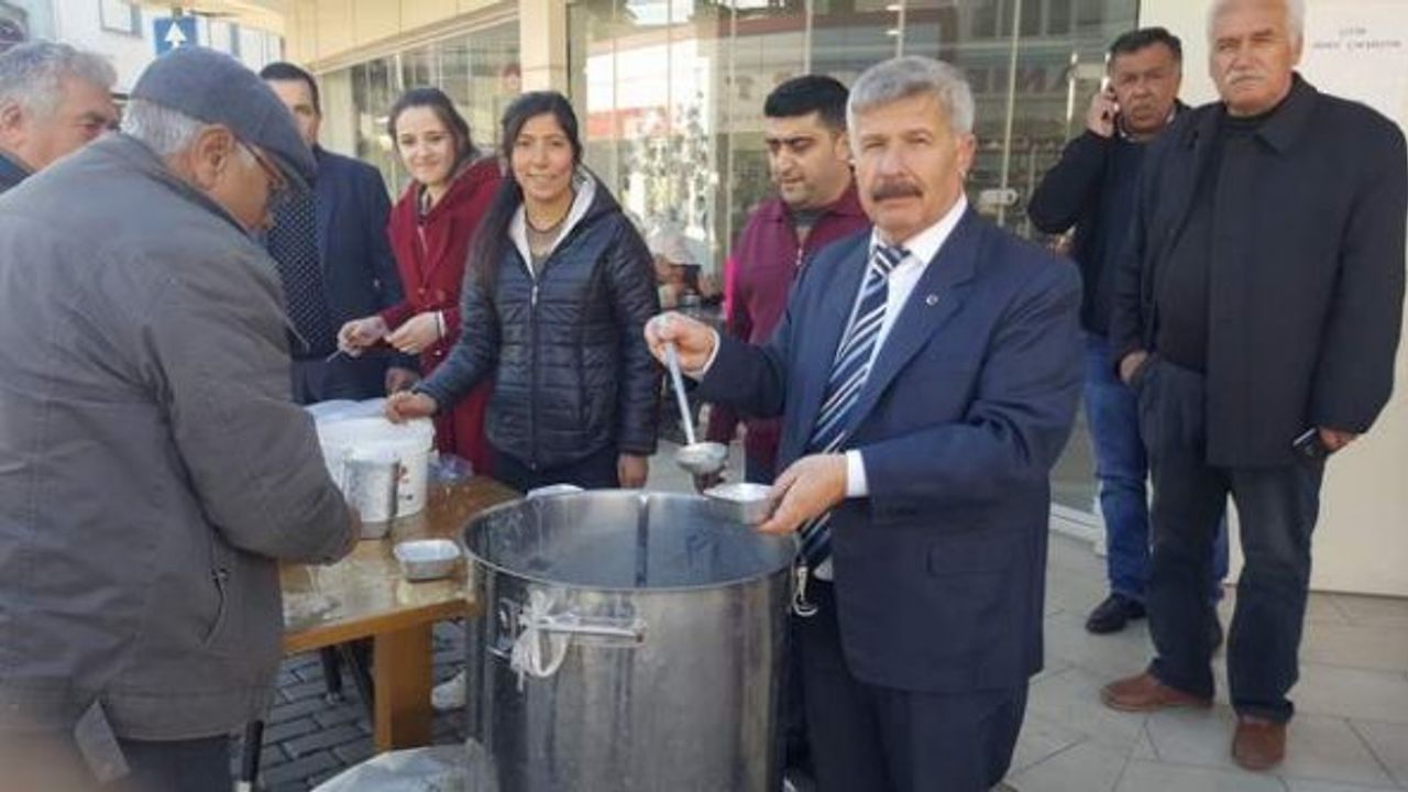 Çine Ziraat Odası, Mevlit okutup aşure dağıttı