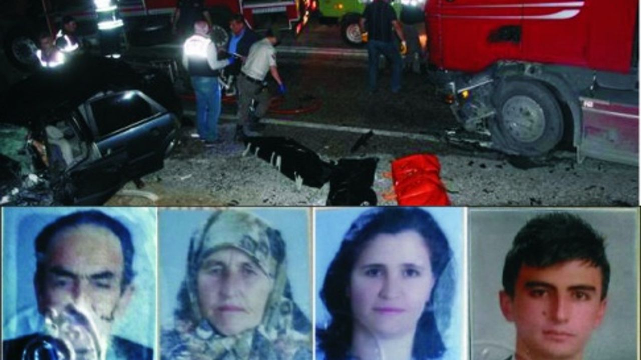 Karpuzlu’da katliam gibi kaza! 4 ölü, 1 yaralı