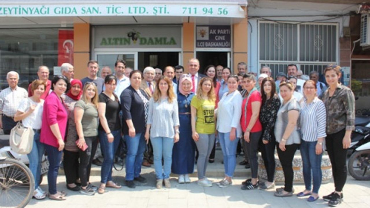 AK Parti Aday Adayları, Çine Teşkilatı Ziyaret Etti