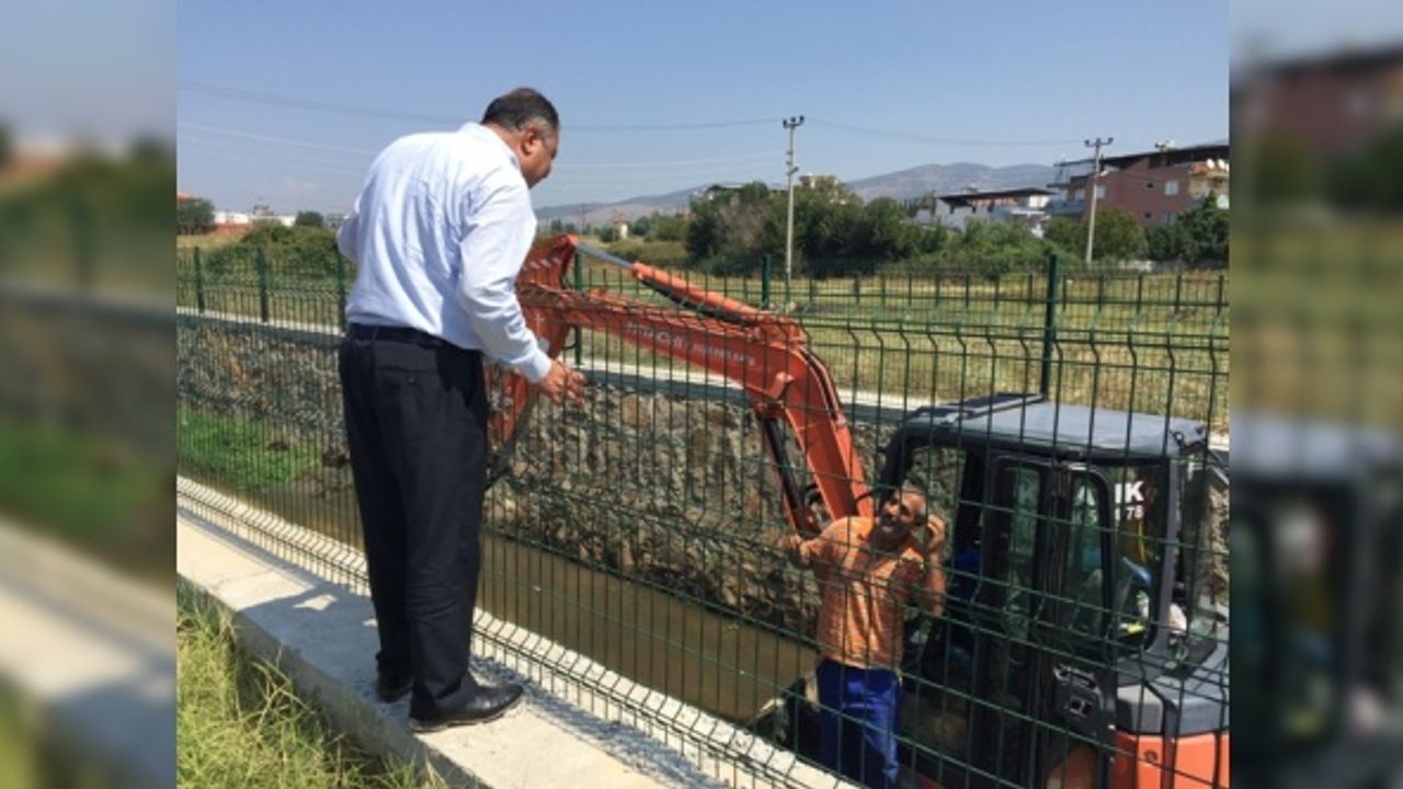 Çine'nin Derelerini Çine Belediyesi Temizledi