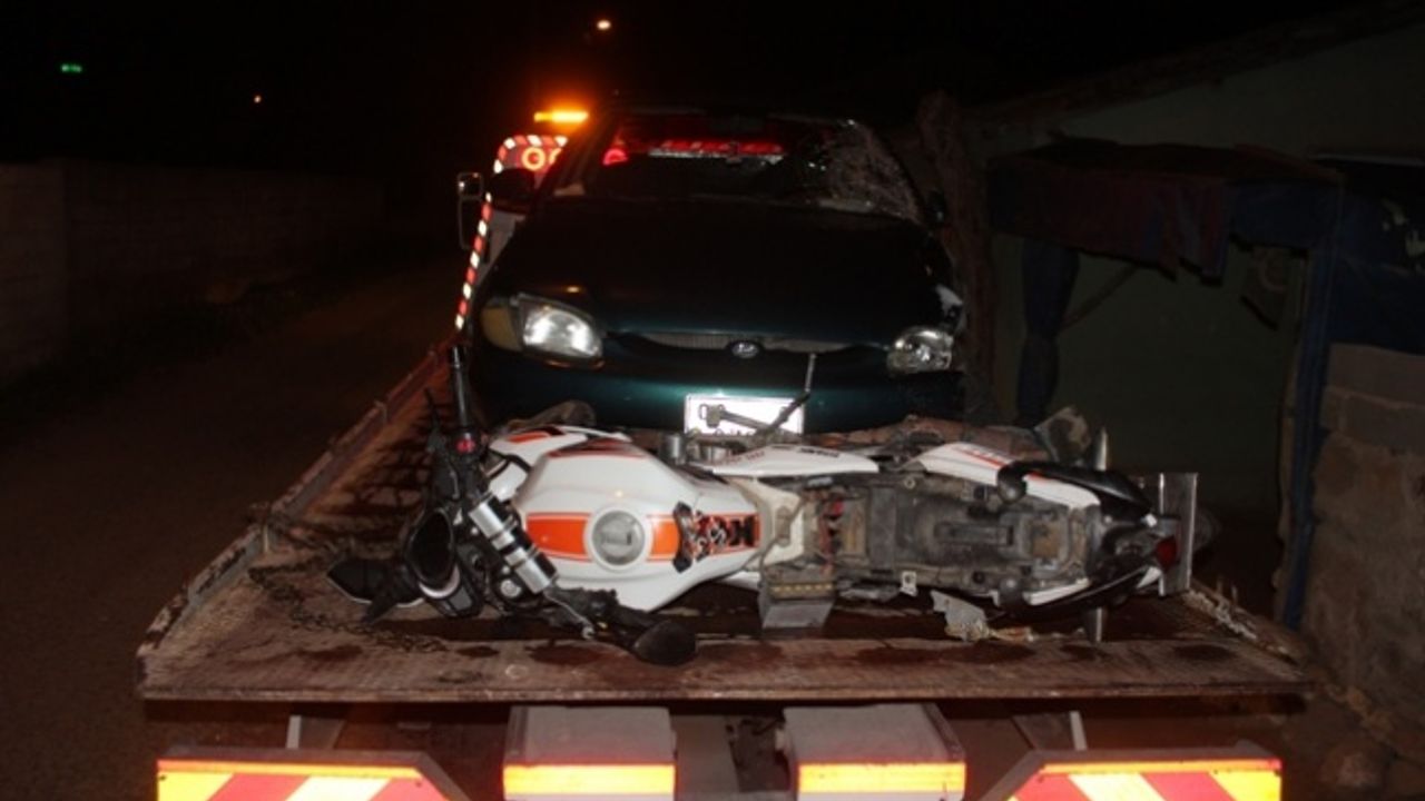 Çine’de Otomobil ile Motosiklet Çarpıştı: 2 Yaralı