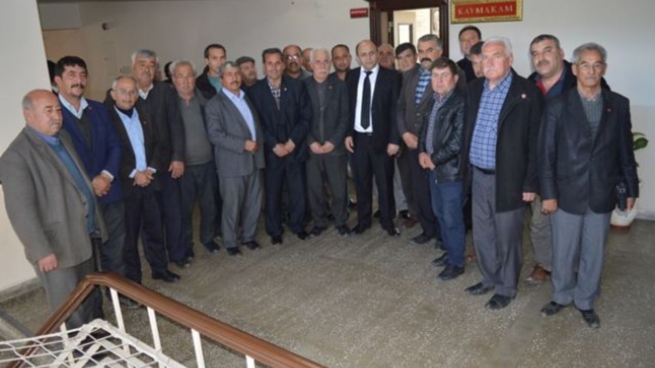 Kaymakam Erdoğan, Muhtarlarla Bir Araya Geldi