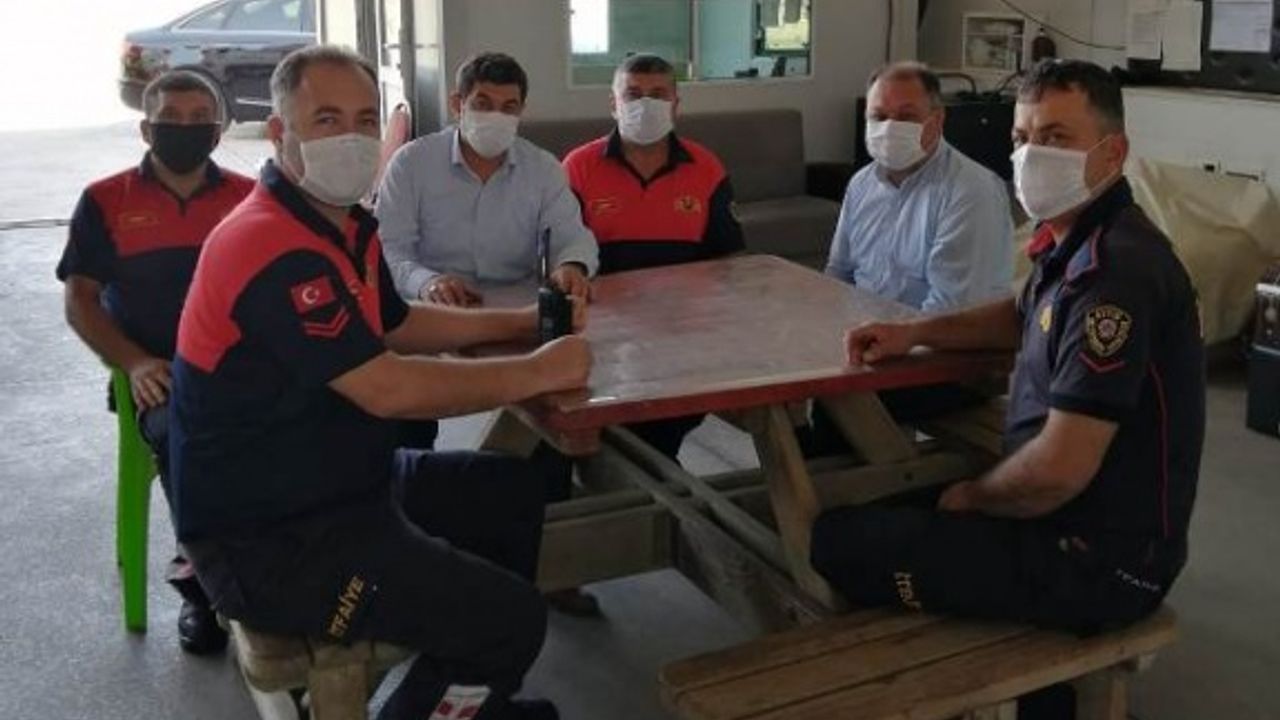 Çine Belediye Başkanı Dinçer,  İtfaiyeciler Haftası kutladı