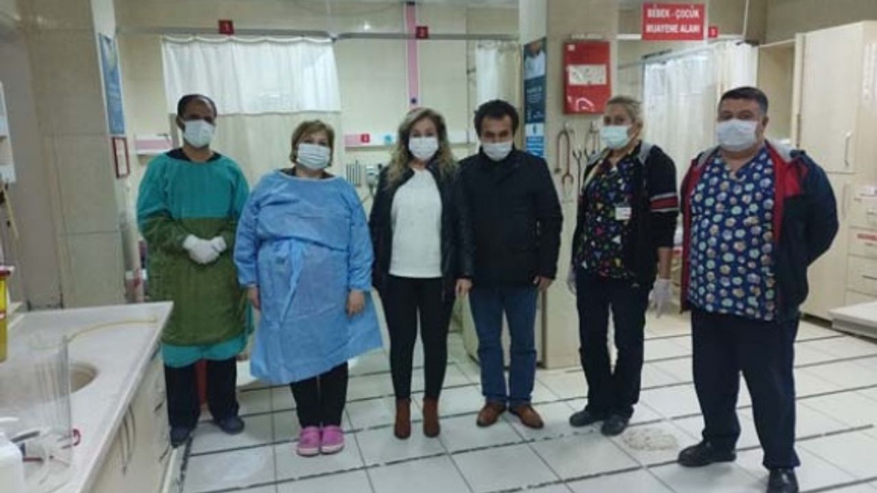 Çine MHP'den filyasyon ekiplerine destek
