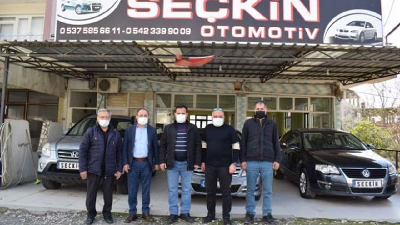 Çine MHP Esnaf ziyaretlerini sürdürüyor