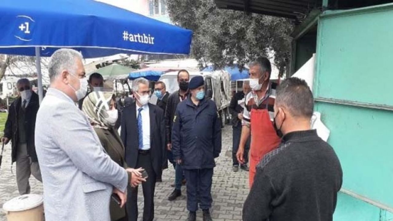 Karpuzlu'da Korona virüs denetimleri sürüyor