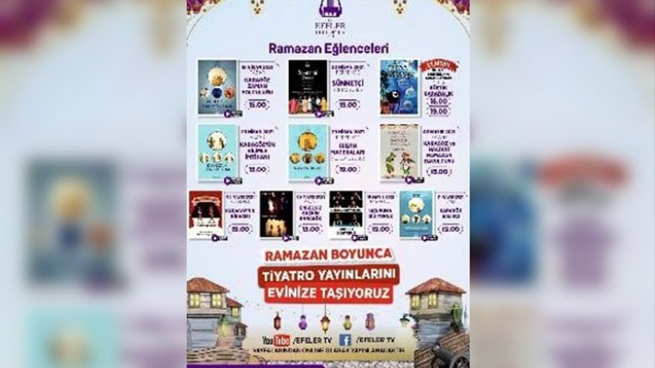 Efeler Belediyesi Ramazan Eğlencelerini Evlere Taşıyor