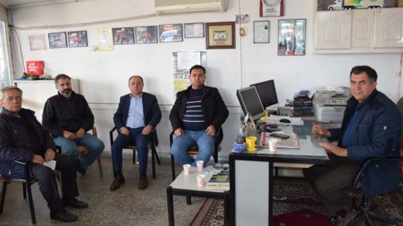 MHP İlçe Teşkilatı Nizamettin Kurt'u ziyaret etti