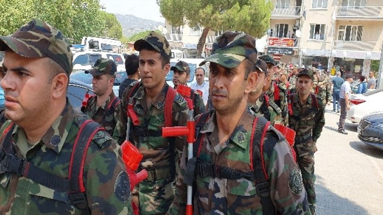200 kişilik Azerbaycan ekibi Çine'ye geldi