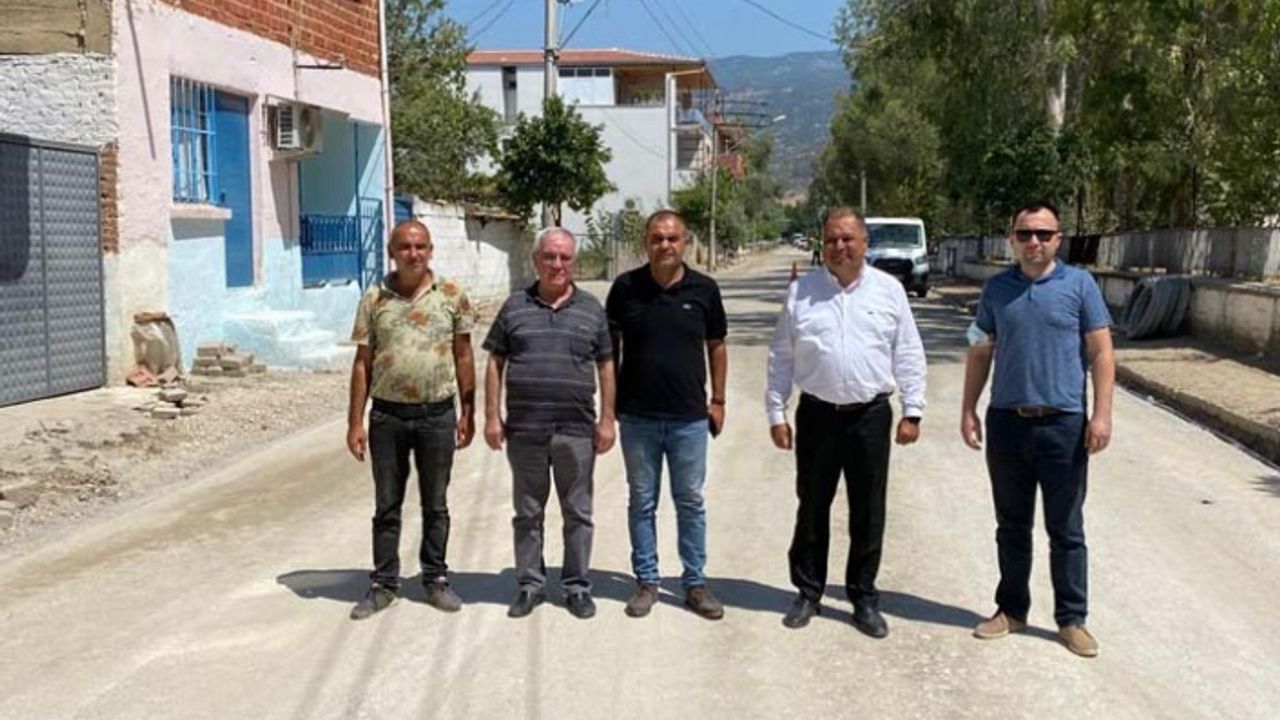 Çine'de asfalt çalışmalarına devam ediliyor