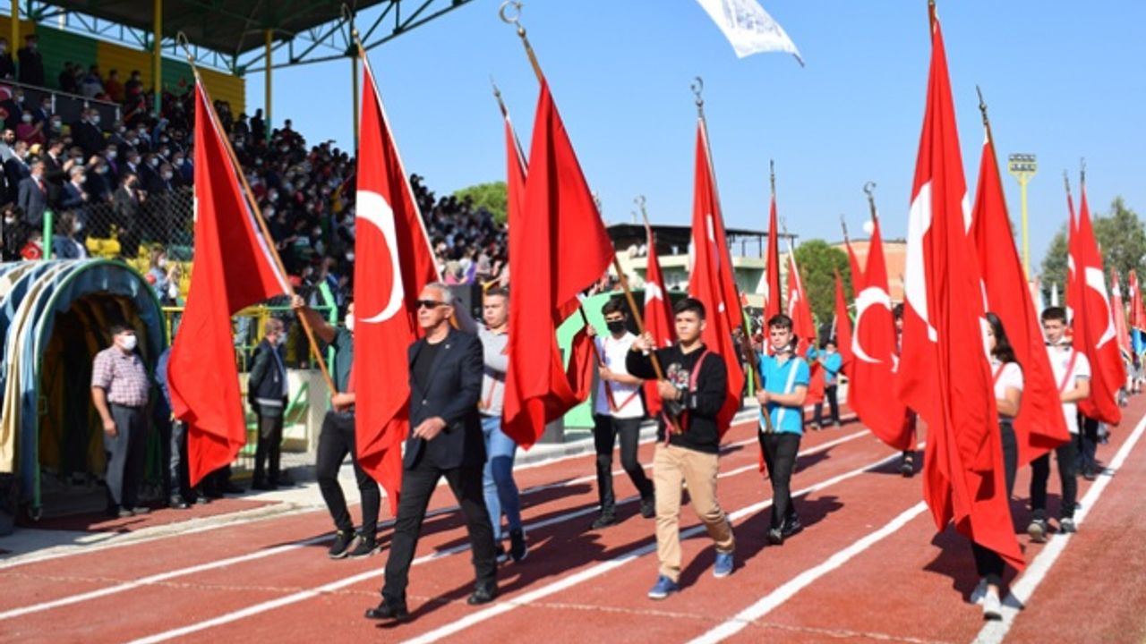 Çine’de 29 Ekim Cumhuriyet Bayramı coşkuyla kutlandı