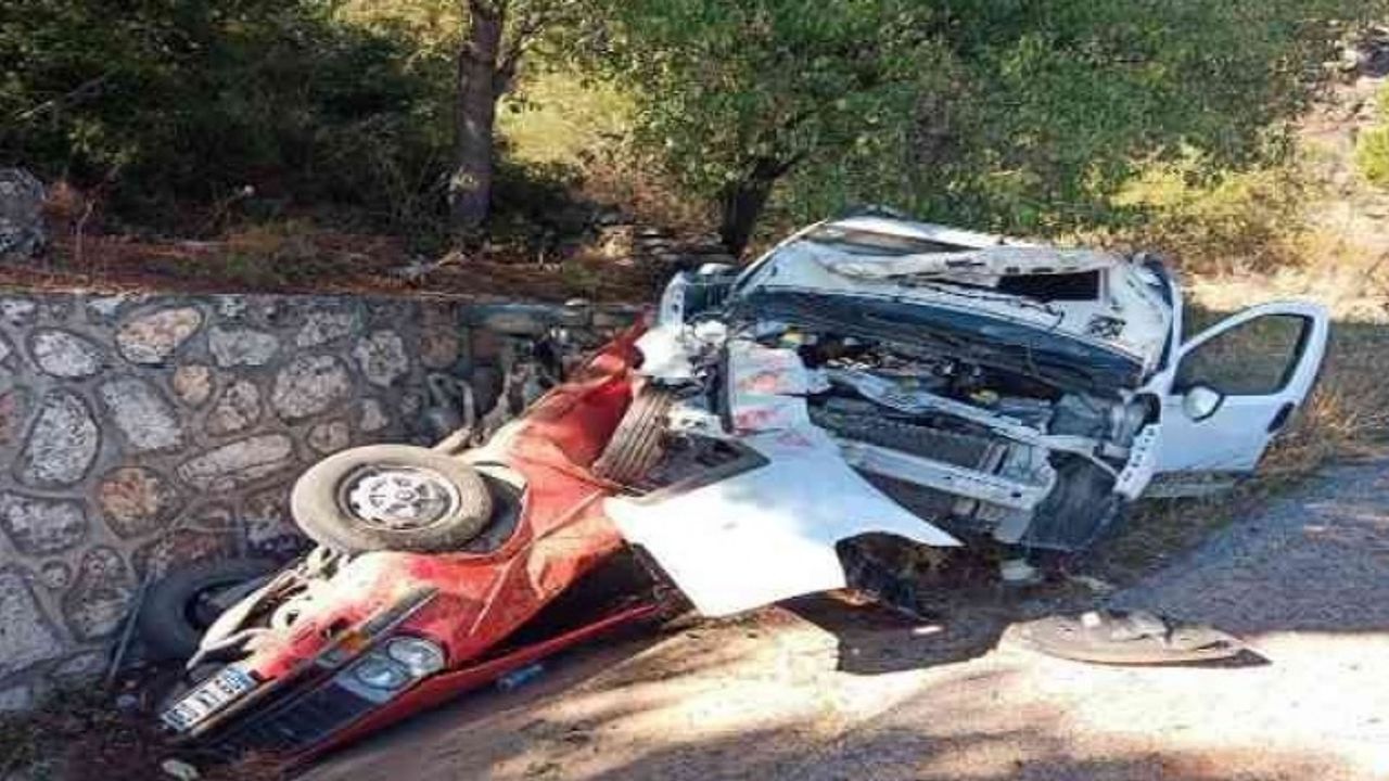 Çine’de trafik kazası: 2 yaralı, 1 ölü