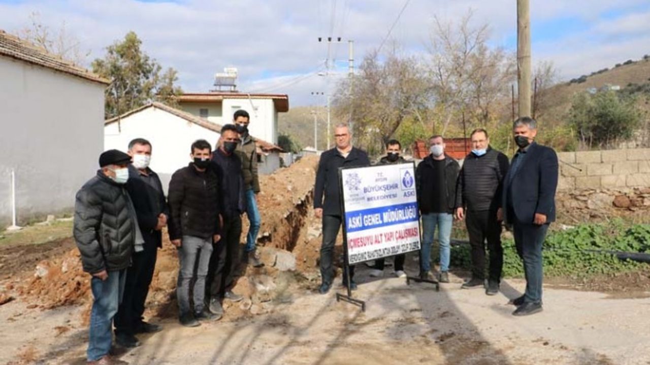 Aydın Büyükşehir Belediyesi Savrandere Mahallesi’nin Altyapısını Yeniliyor