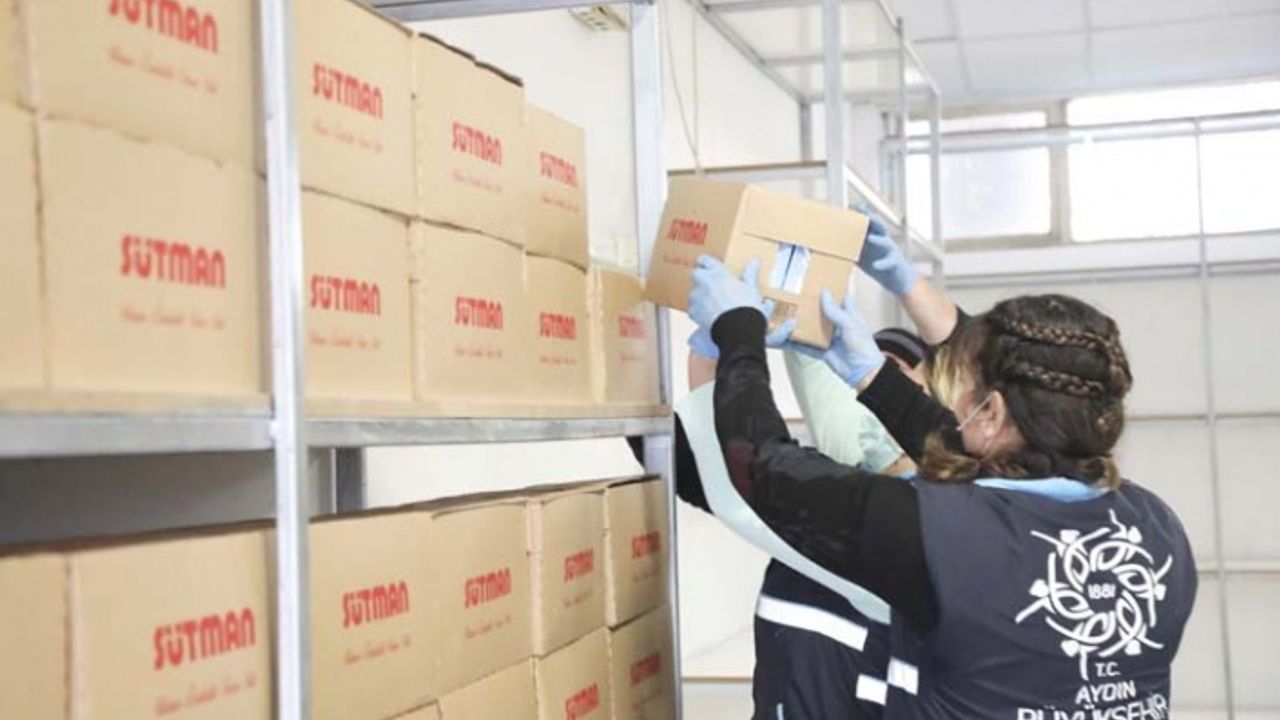 Aydın Büyükşehir Belediyesi Ücretsiz Süt Dağıtımına Başladı