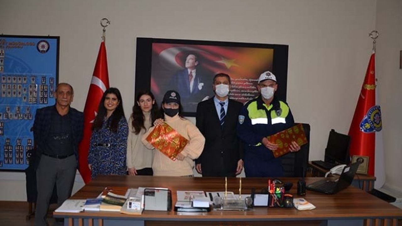 Özel çocuklar, Çine Emniyet Müdürlüğü’nü ziyaret etti