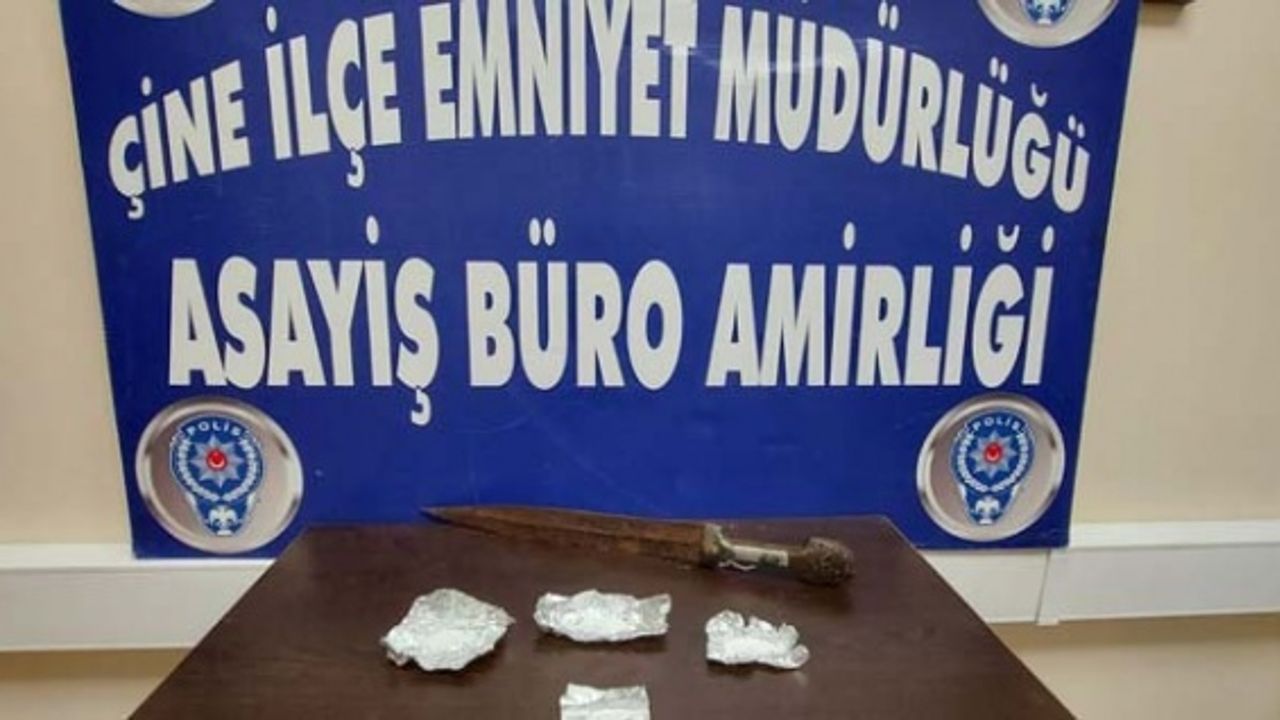 Çine’de 3 kişinin üzerinde uyuşturucu madde ele geçirildi
