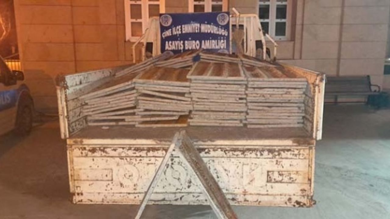 Çine’de inşaatta hırsızlık yapan şüpheliler yakalandı