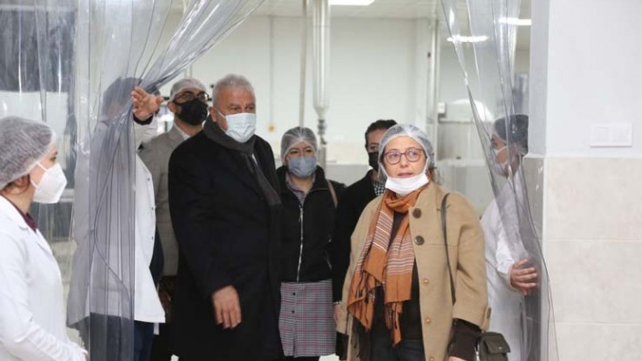 Başkan Atay’dan %100 Kadın Emeği Tarımsal Ürün Fabrikası’nda Son Kontroller