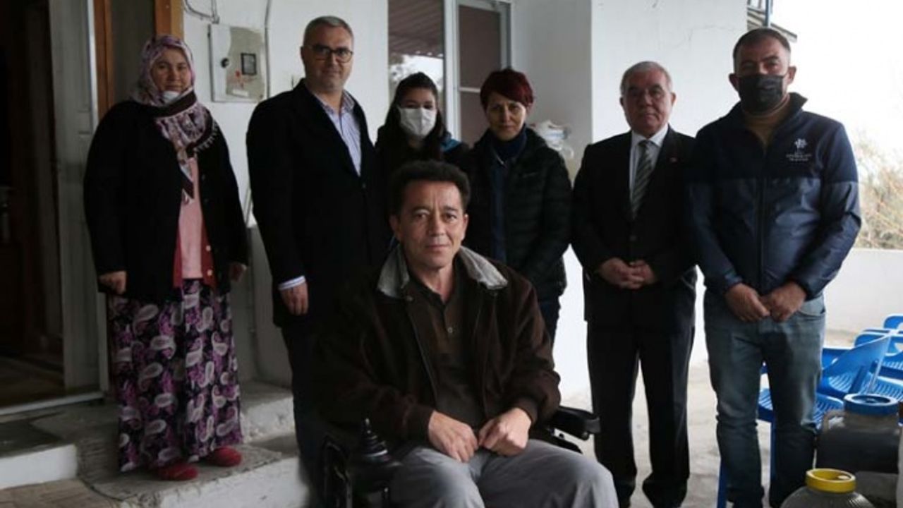 Başkan Çerçioğlu’ndan Kadılar Muhtarı Yaşar’a  yardım