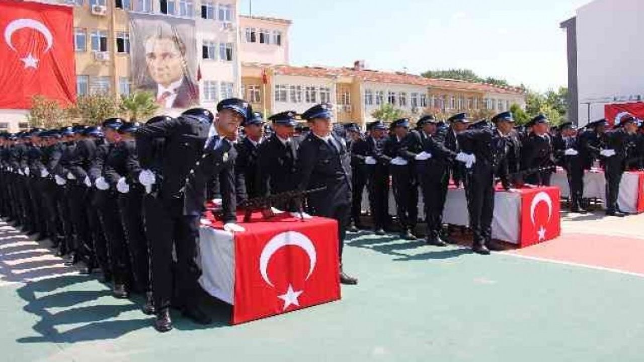 Aydın’da 483 polis adayı mezuniyet oldu