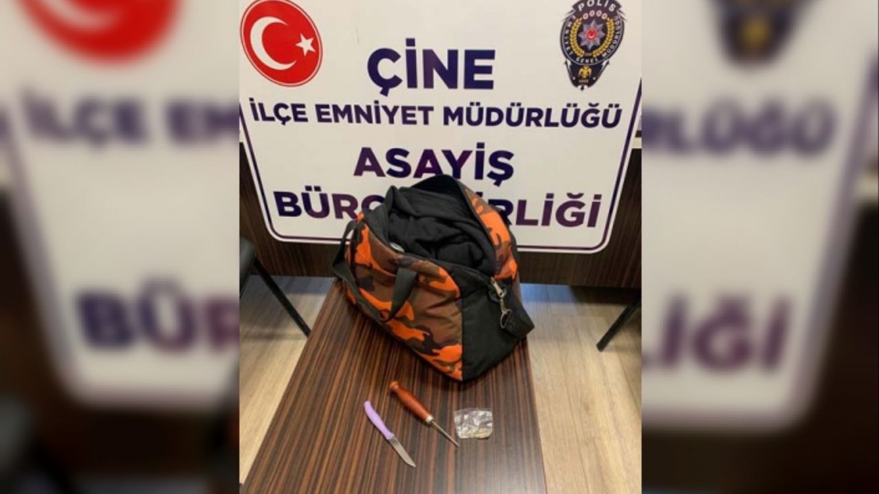 Çine’de cezaevine bıçak sokmaya çalışırken yakalandı