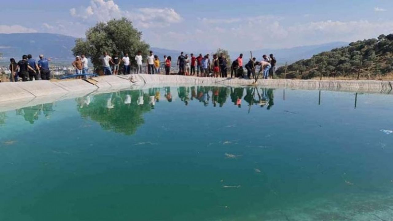 Sulama göletine giren 2 çocuk boğuldu