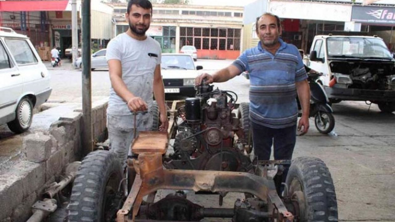 Çine’de tarihi cipler metal yığını olarak geliyor sıfır olarak çıkıyor