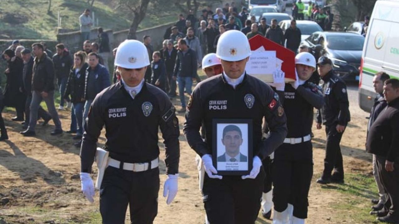 Çineli şehit komiser son yolculuğuna uğurlandı