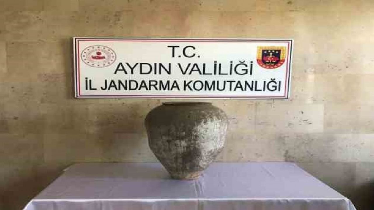 Tarihi eseri 100 bin liraya satmaya çalışırken suçüstü yakalandı
