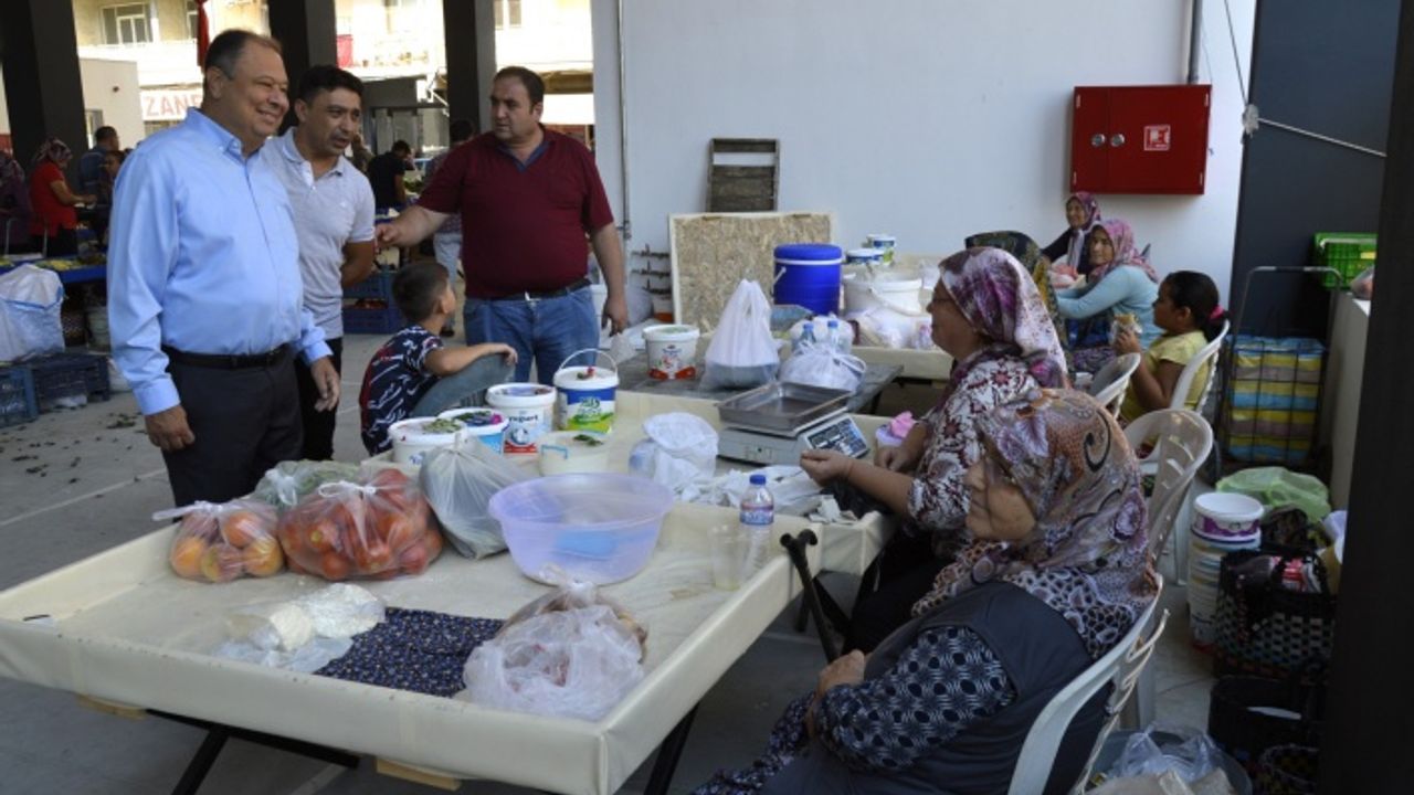 BAŞKAN DİNÇER’DEN ESKİ PEYNİR HALİ’NE ZİYARET
