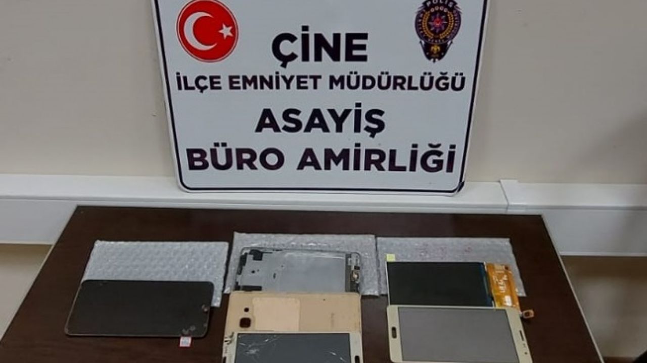 Çine’de telefon malzemeleri çalan kişi gözaltına alındı