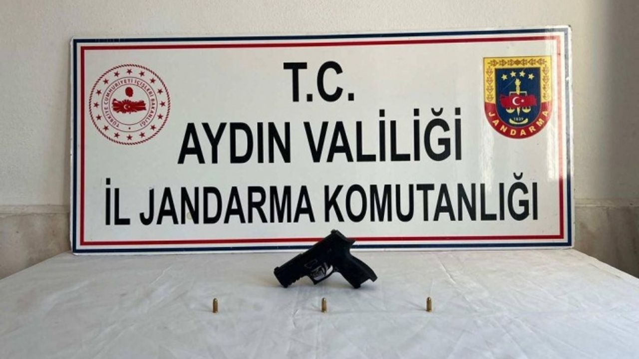 Didim’deki şüphelilerin üzerinde silah ele geçirildi