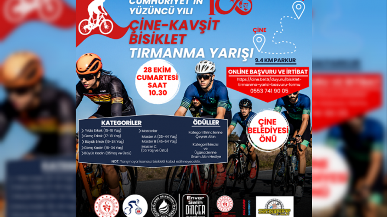 Çine’de Pedallar Cumhuriyet’in Yüzüncü Yılı İçin Çevrilecek