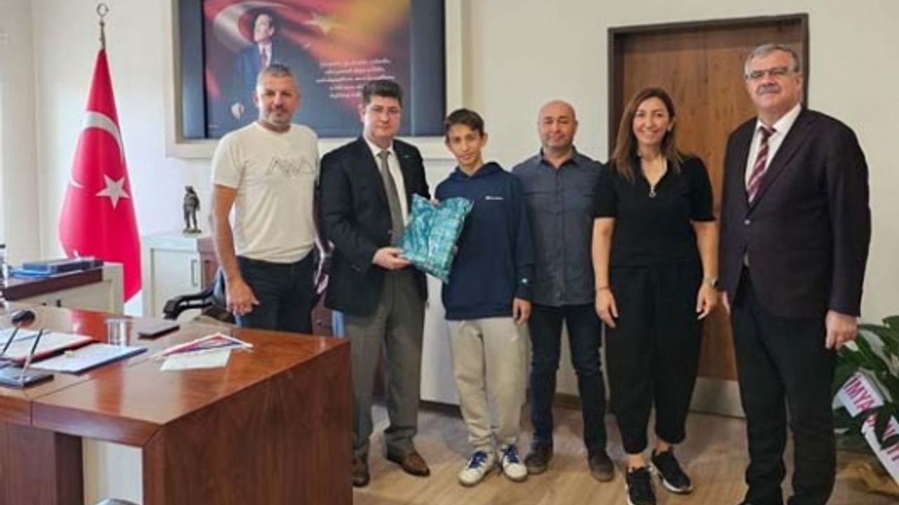 Çine Kaymakamı Büyükköse, Halis Altıntaş’ı ağırladı