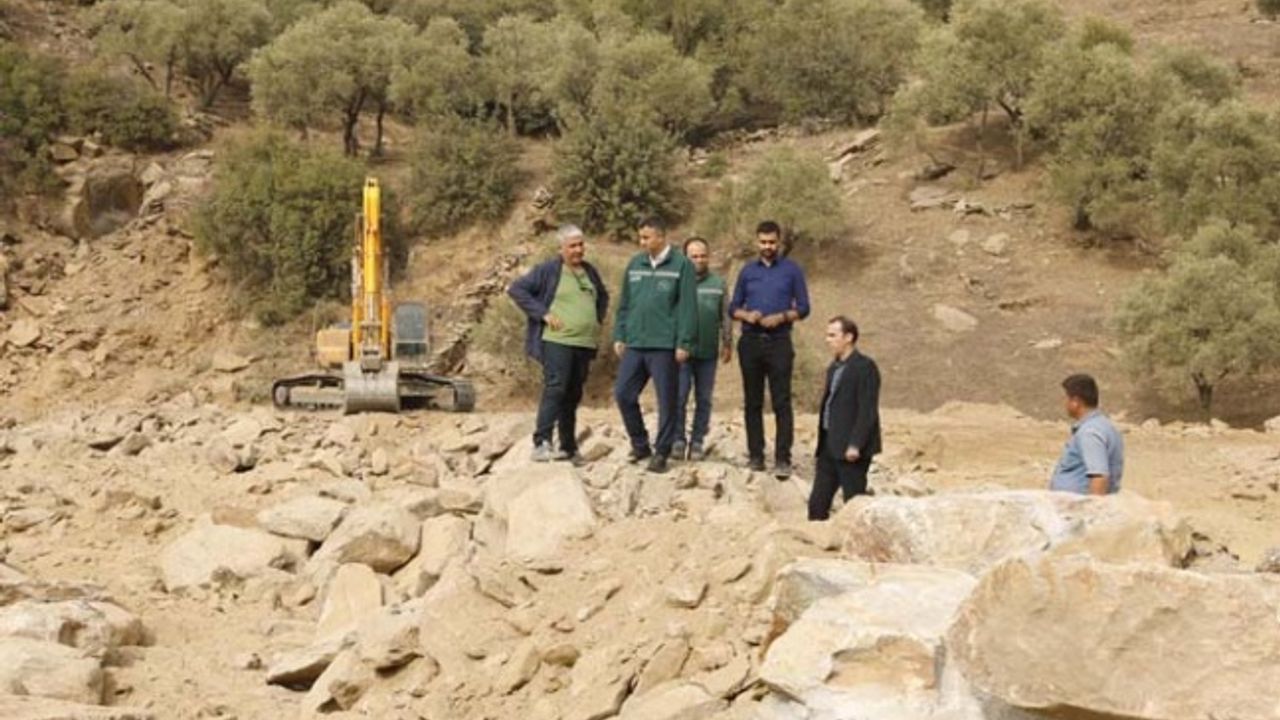 Cumhurbaşkanı açmıştı, Gökbel Barajı'nda çalışmalar hız kesmiyor