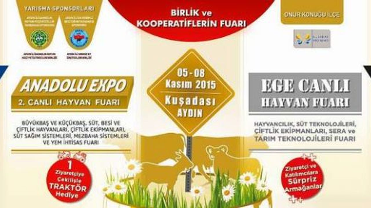 Anadolu Expo 2.Canlı Hayvan Fuarı Tüm Dünyaya Kapılarını Açıyor