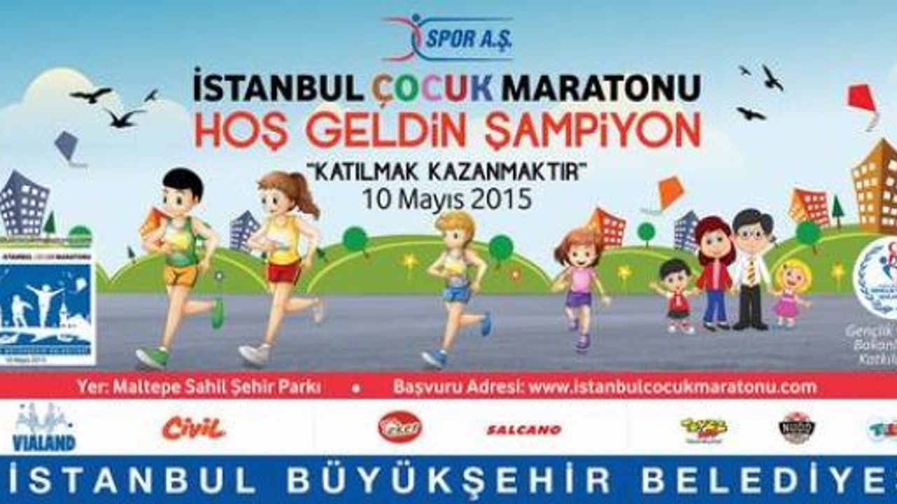 Türkiye’nin İlk Çocuk Maratonu 6 Bin Şampiyonunu Bekliyor