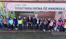 Çine'de jandarma, öğretmenleri unutmadı