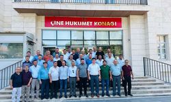 Muhtarlardan, Kaymakam Murat Büyükköse’ye veda ziyareti