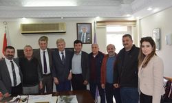 Aydın Esnaf ve Sanatkarlar Odalar Birliği (AYESOB) Başkanı Muhammet Ali Künkcü Çine’de