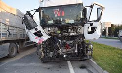 Çine’de Kamyon ile TIR Çarpıştı: 1 Yaralı