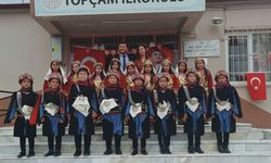 Çine,Topçam İlkokulu’nda 23 Nisan Coşkusu