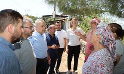 AK Parti Milletvekilleri Yangın Bölgesinde Vatandaşlarla Buluştu