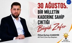 Başkan Kandemir,“30 Ağustos: Bir Milletin Kaderine Sahip Çıktığı Büyük Zafer”