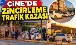 Çine’de Zincirleme Trafik Kazası: 3 Araç Birbirine Girdi