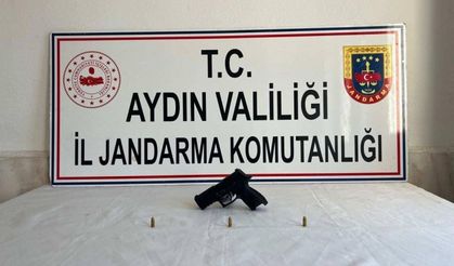 Didim’deki şüphelilerin üzerinde silah ele geçirildi