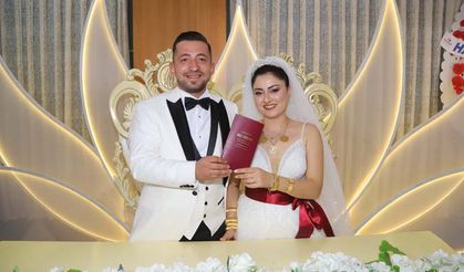 Cafer ve Senem muhteşem düğünle dünya evine girdi