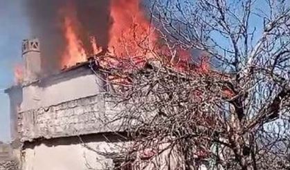 Karpuzlu’da ev yangını